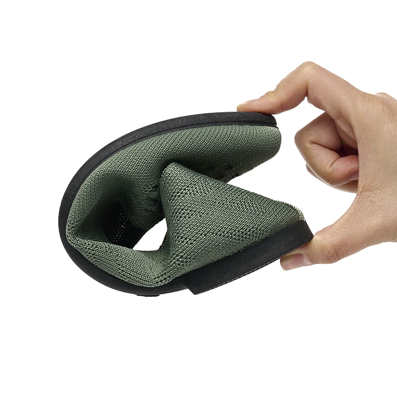 Туфли женские с острым носком однотонные вязаные без застежки дышащие балетки