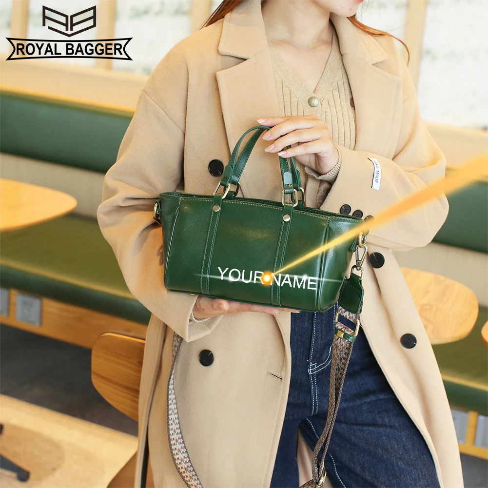 

Женская сумка из натуральной коровьей кожи, с двумя ремешками