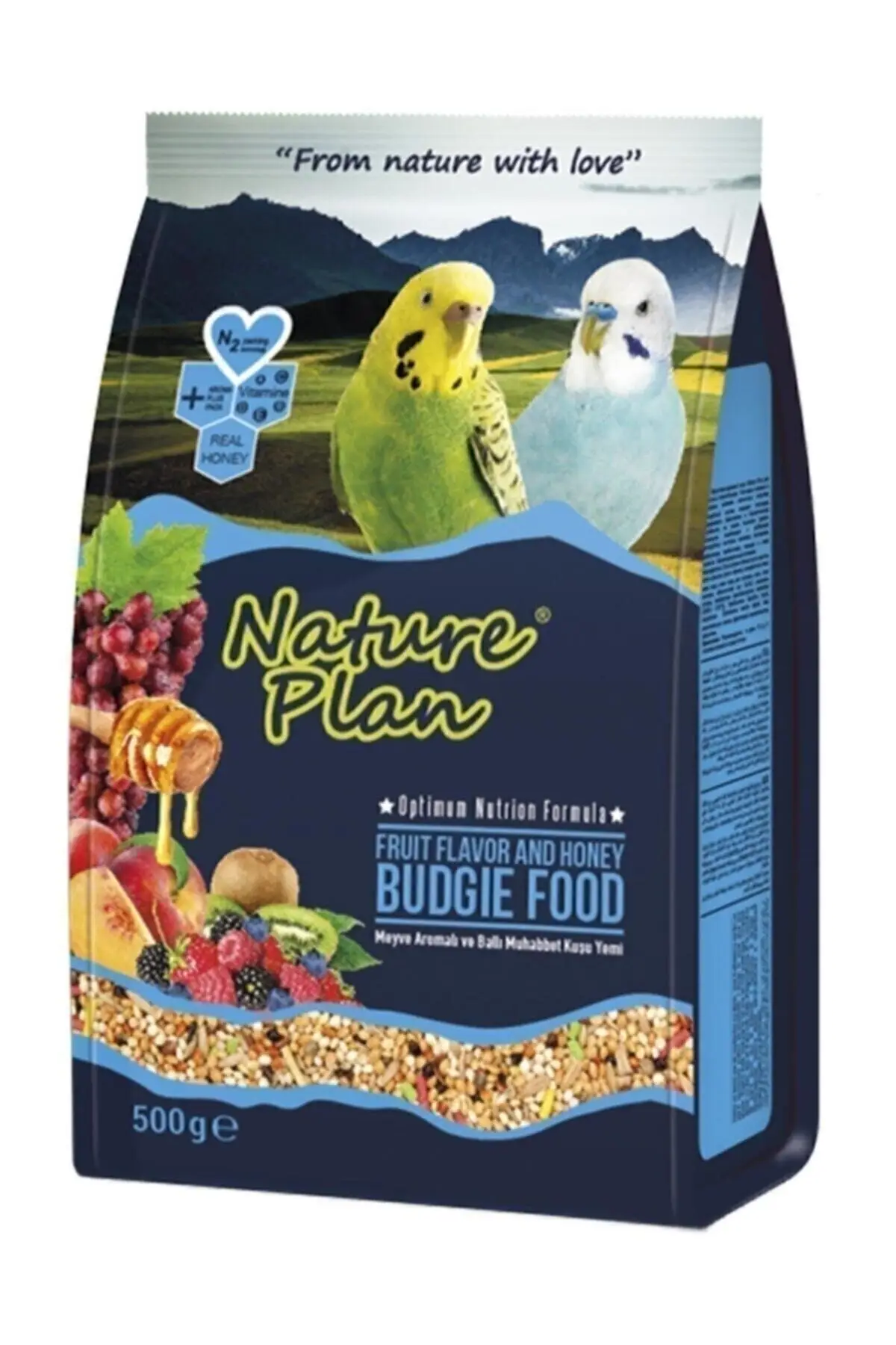 Фруктовый и медовый корм budgie 500 г