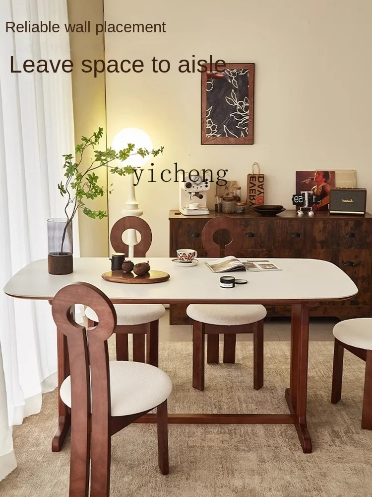 Tqh обеденный стол домашний современный простой и строгий роскошный стул из