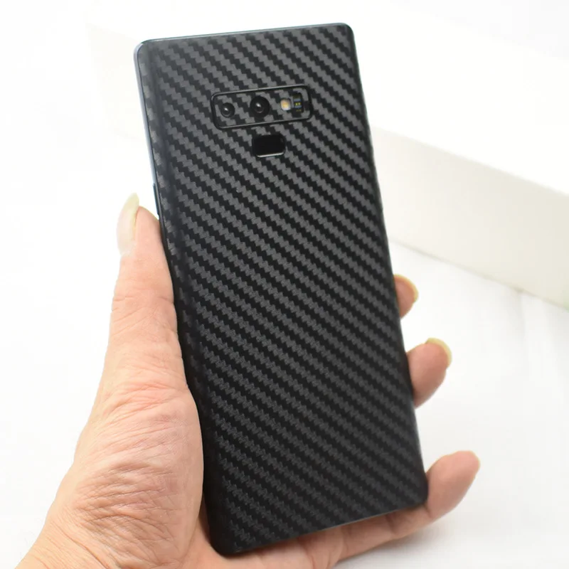 

8 Colors Decorative Back Film For Samsung Galaxy S10 Plus S10E Note 9 Phone Protector Note9 Carbon Fiber Stickers
