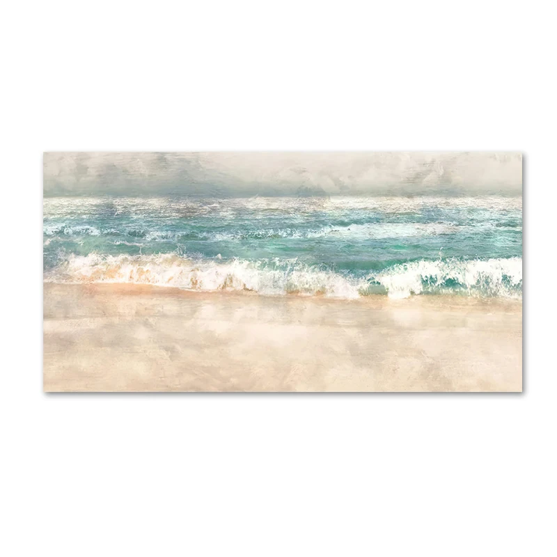 

Абстрактный пляжный пейзаж картина на холсте WJWANG