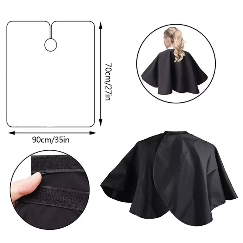 

1PC Professional Hairdressing Cape Waterproof Hair Coloring Wraps Barber Shoulder Pads Hair Dyeing Haircut Apron For Salon