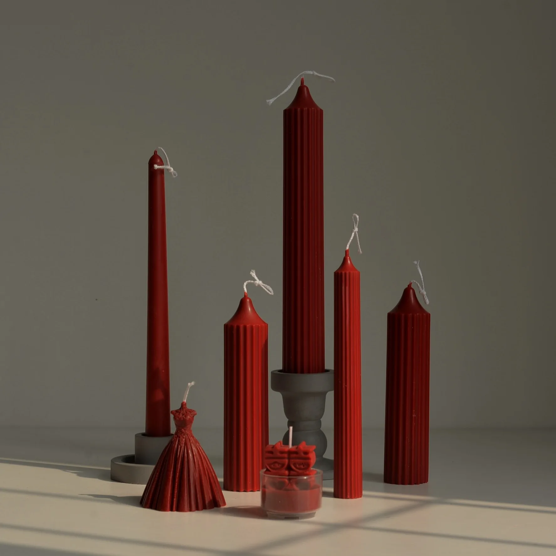 

Свеча ручной работы для ароматерапии, свадебная ручная ритуальная винно-красная свеча, Набор декоративных свечей, искусственные сувениры