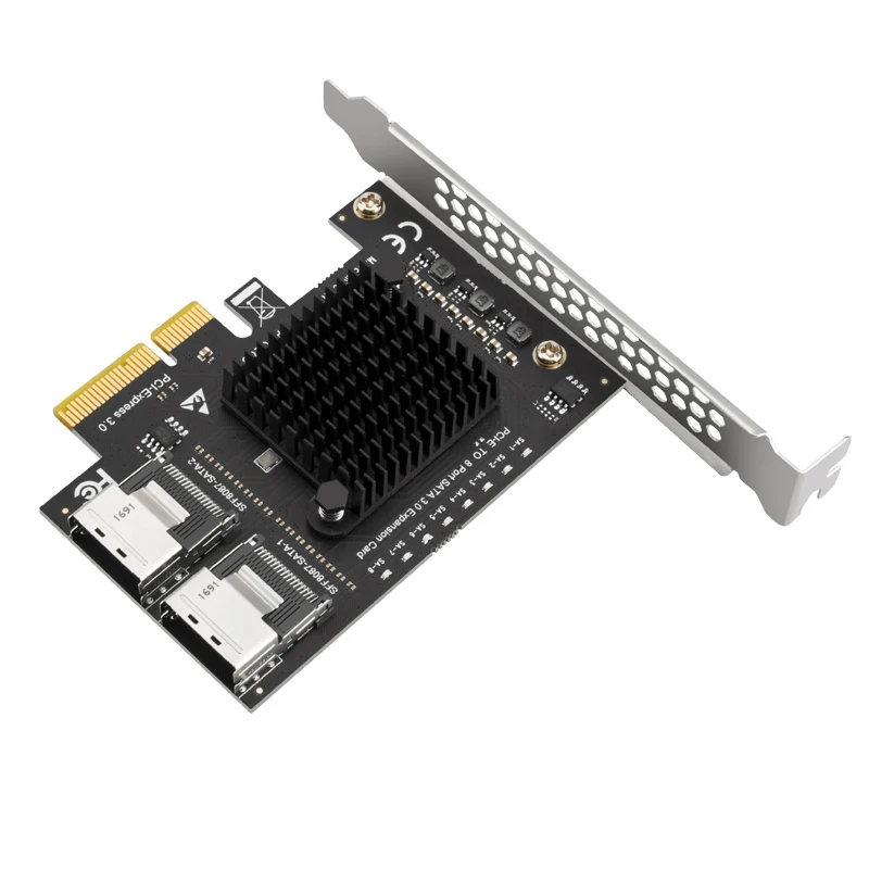 SSD-адаптер PCIe-Mini SAS 8087 8 портов SATA 3 0 6 Гбит/с |