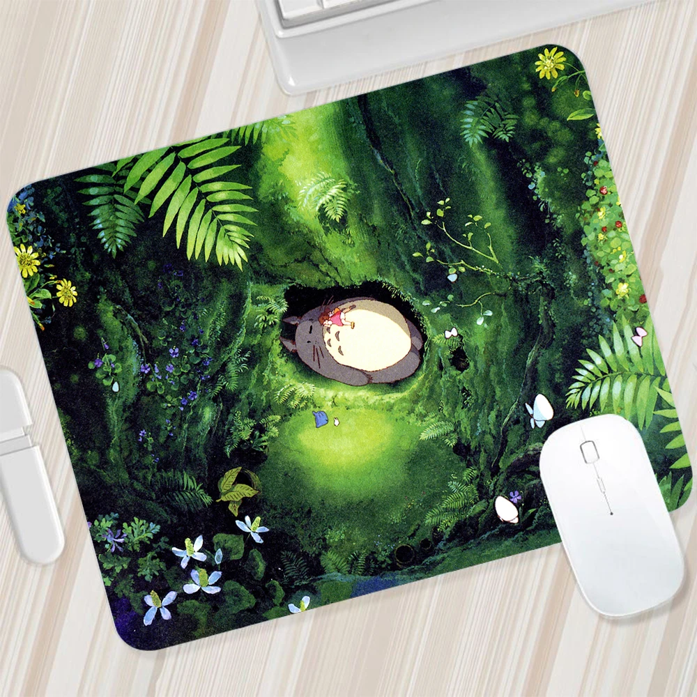

Cute Studio Ghibli Totoro Small Mouse Pad Gaming Mousepad PC Gamer Mouse Mat Computer Pad Keyboard Mat Desk Pad Laptop Mausepad