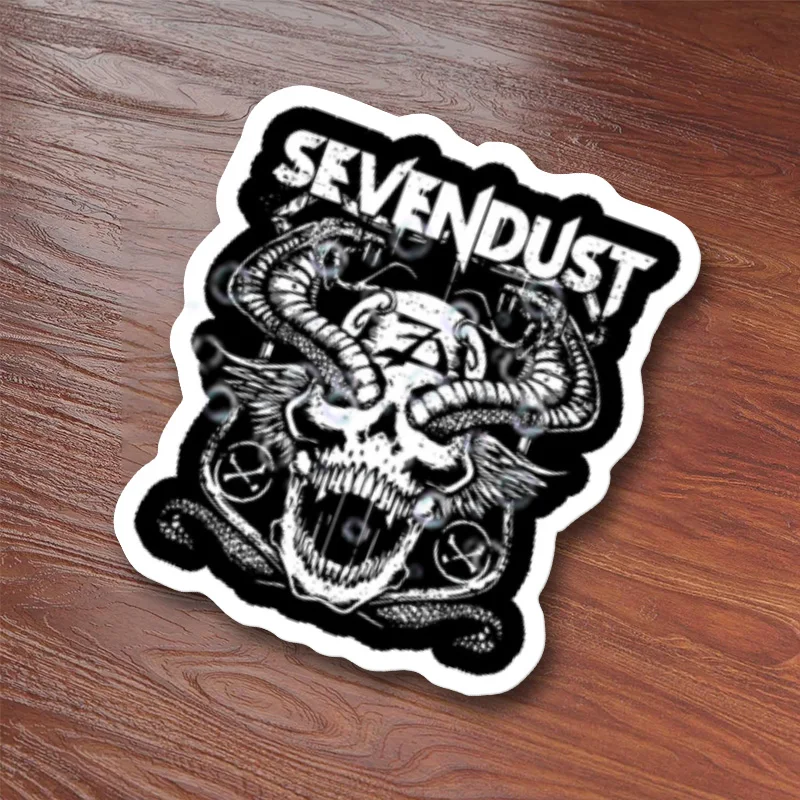 Наклейка Sevendust для мотоциклов, автомобилей, шлемов, окон и бамперов - прочный ПВХ-материал (art.: 3920da2a7c682) - 3920da2a7c682