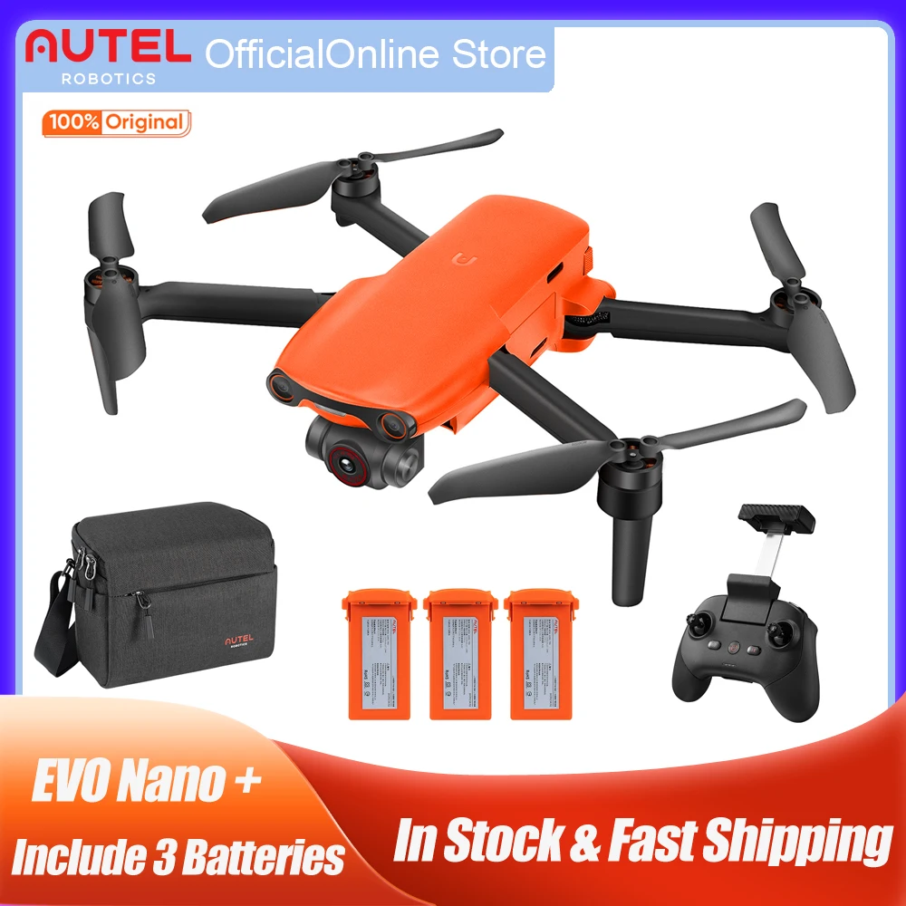 

Autel Robotics EVO Nano Plus Camera Drone 249g 4K Camera RC Drone 28mins Flight Camera Drone Obstacle Avoidance RTF Quadcopter