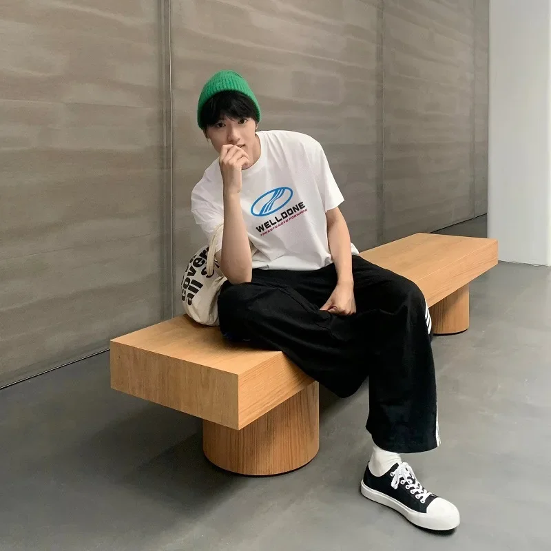 Welldone2024 весенне-летние новые футболки с коротким рукавом надписью и круглым