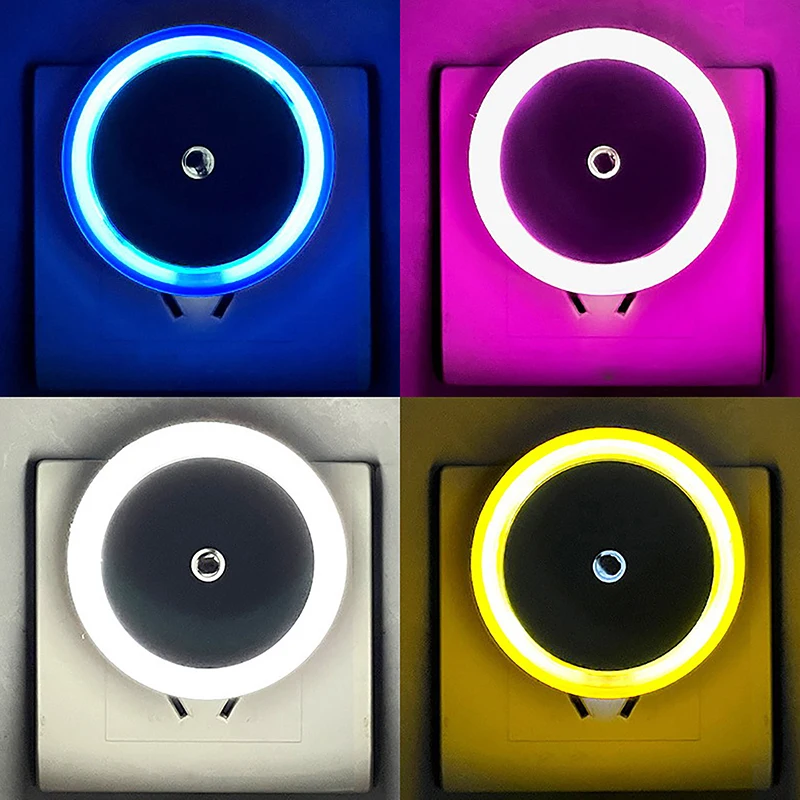 

Умный ночник, настенный Ночной светильник с европейской вилкой, освещение для ванной, дома, кухни, прихожей, спальни