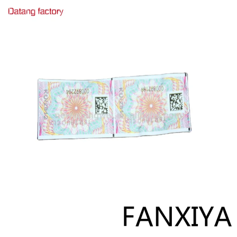 

High security digital printing cigarette label with anti-counterfeit design