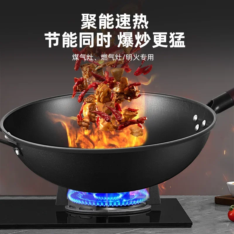 Железный горшок Luchuan необработанный железный старомодный литой специальный для
