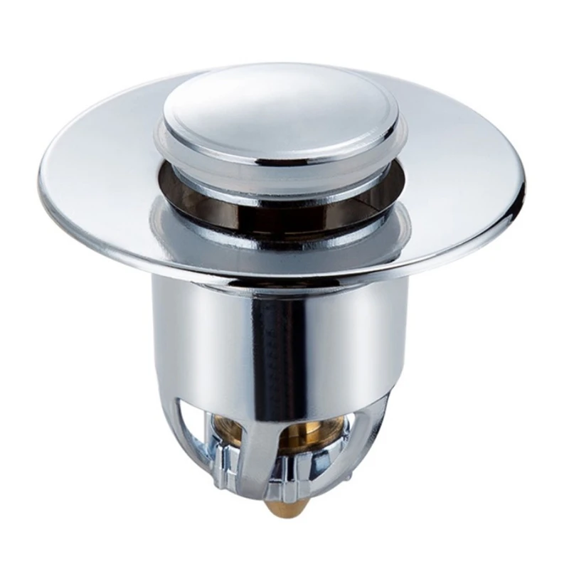 

Wash Basin Drain Filter Stainless Steel Bounce Core Sink Stopper Plug Strainer