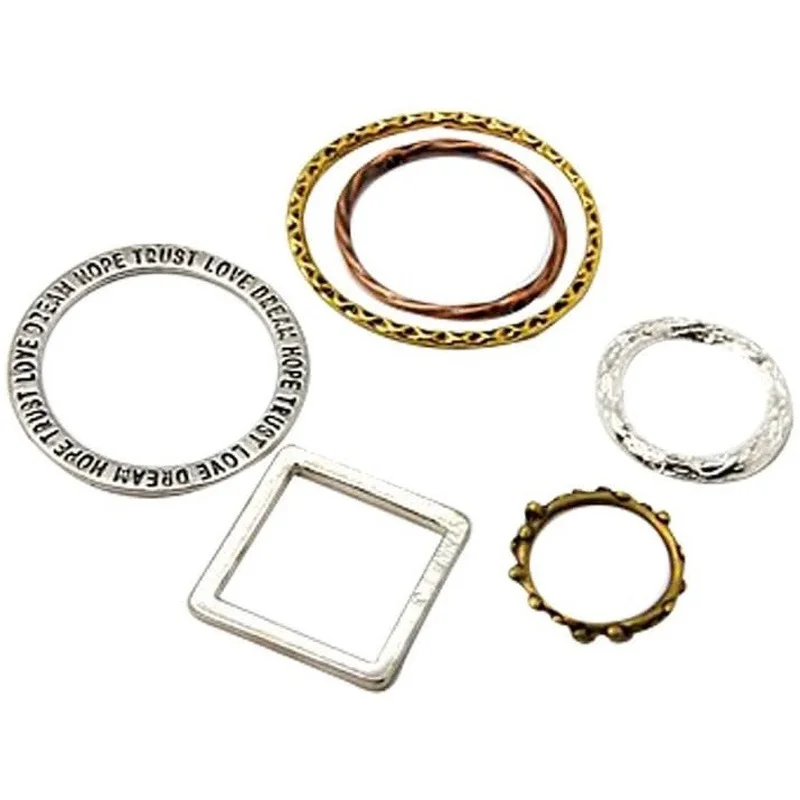 

Mixed Shape Mixed Color Alloy Linking Rings for Crafting Jewelry Making Accessaries 16-37x14-37x1.5-2.6mm