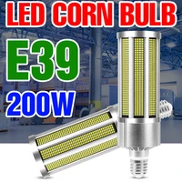 led bulb e39 corn lamp 220v light led chandeliers 110v lampada 150w 200w 240w for home living room lighting aluminum light bulb