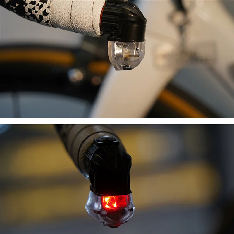 1 пара USB-зарядок для велосипеда указателя поворота светодиодные заглушки на руль
