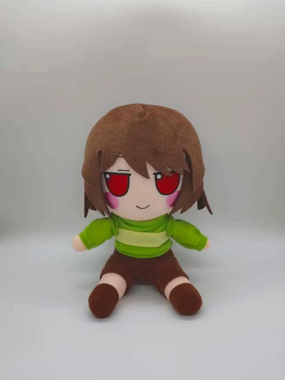 Фото Плюшевая фигурка-талисман Аниме Undertale Chara, 20 см, для переодевания, милая, пушистая, хлопковая, подушка-обнимашка, подарки на день рождения №4