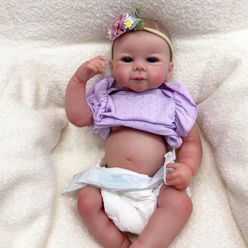 Реалистичная силиконовая кукла-реборн 19 дюймов