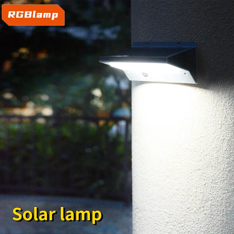 

Solar Lights Outdoor Garden LED Motion Sensor Wall Lamp Waterproof Outside Solar Power Lighting Jardin Lampe Solaire Exterieur