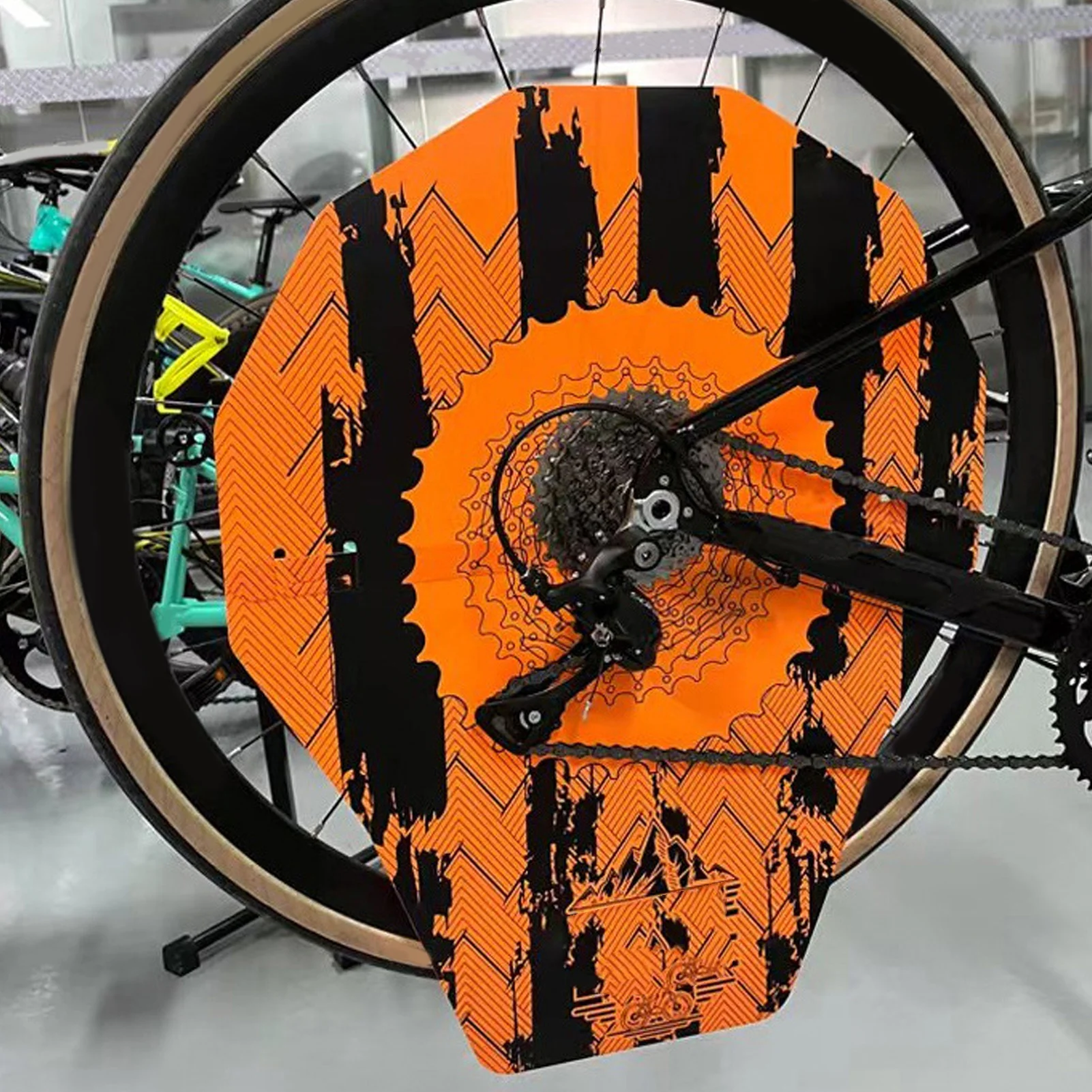 Крышка дискового тормоза для езды на велосипеде Защита от масляных пятен