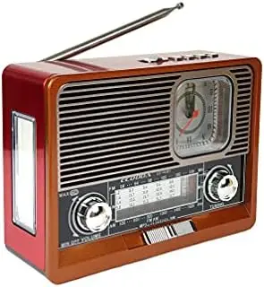 

2023 caixinha de som Radio Retro Vintage Am Fm Bluetooth Qualidade Premium (ESCURO)