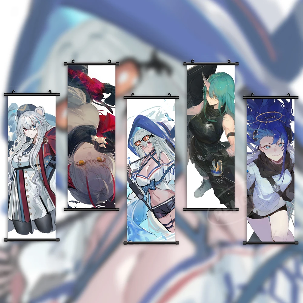 

Wall Artwork Skadi Canvas Amiya Pictures Arknights Painting Hoshiguma Print Nearl Poster Mostima Hanging Scrolls Poca Home Decor