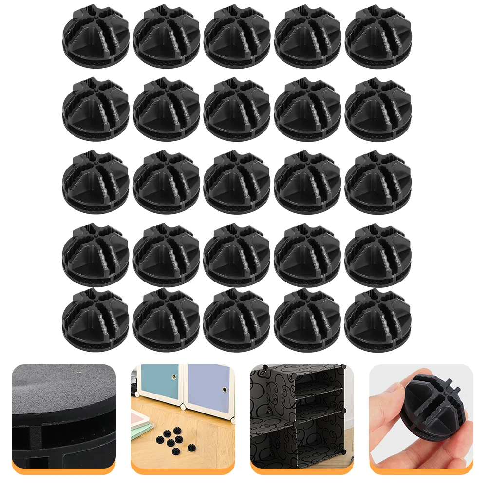 

30pcs Home Practical Cabinet Closet Buckles Fixing Buckles Connecting Buckle