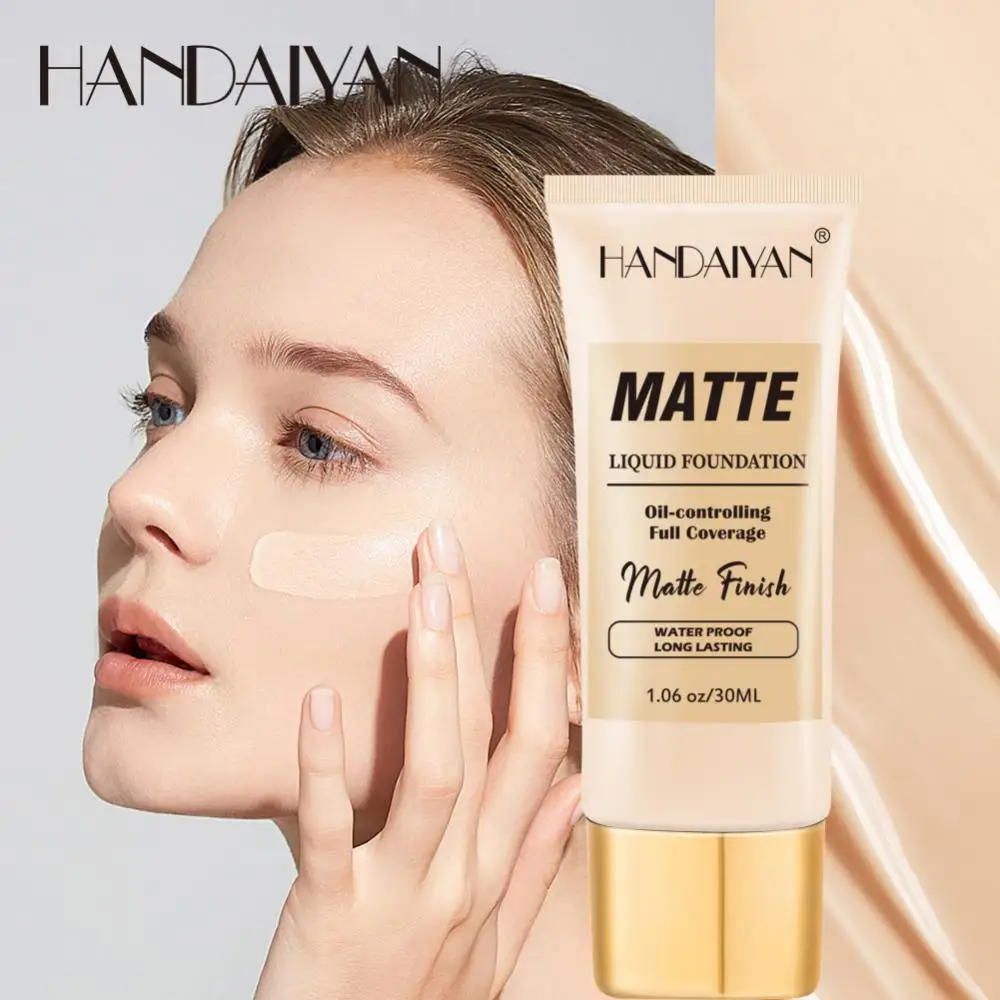 

Brighten Face Liquid Foundation Matte Invisible Pore Face Base Moisturizing Face Makeup Concealer Makeup Primer Waterproof