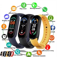 m6 m5 m4 smart watch men women bluetooth smartwatch heart rate fitness tracking sports bracelet for apple android