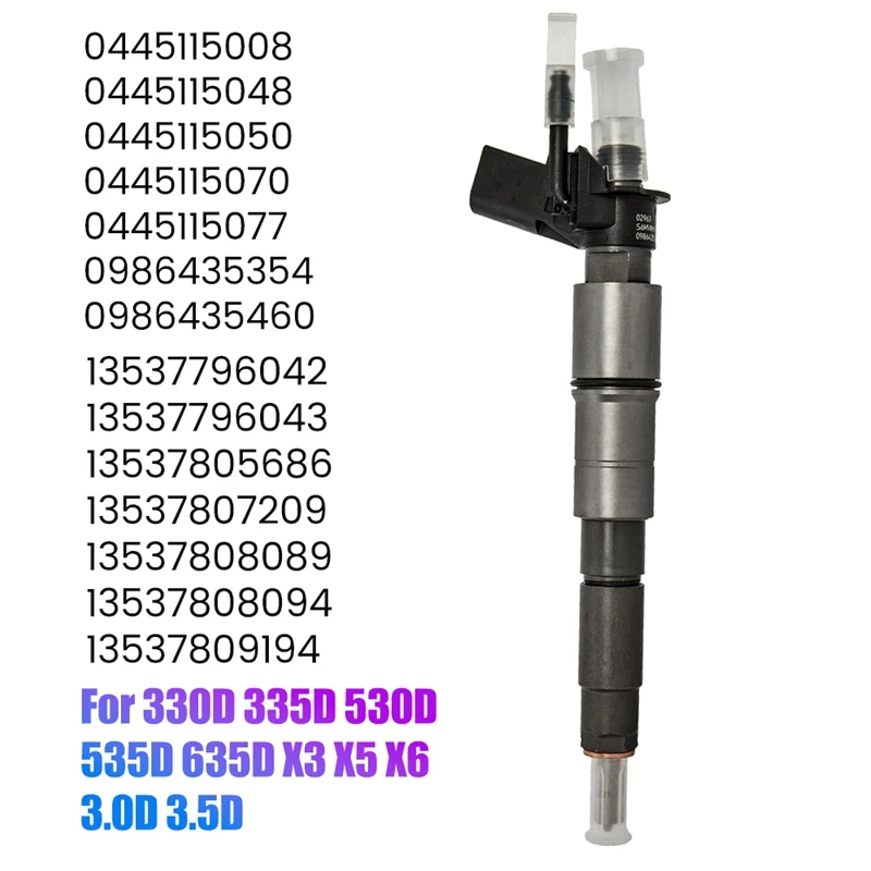 

Новый Дизельный топливный инжектор 0445115048 0445115070 для BMW 330D 335D 530D 535D X3 X5 X6 3.0D 3.5D 30D 35D 2005-2015