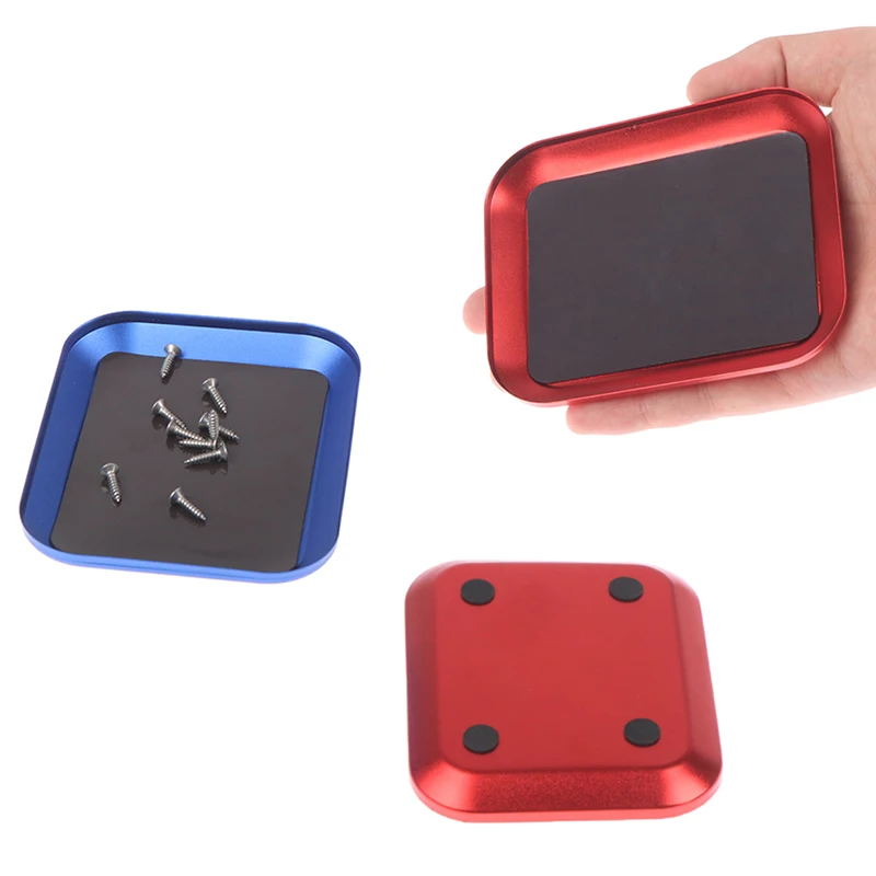 

1pc Purple /Blue /Red Magnetic Screw Tray Plate For Rc Crawler Car Rc Boat Drone Rc Model Repair Tool Aluminum Alloy