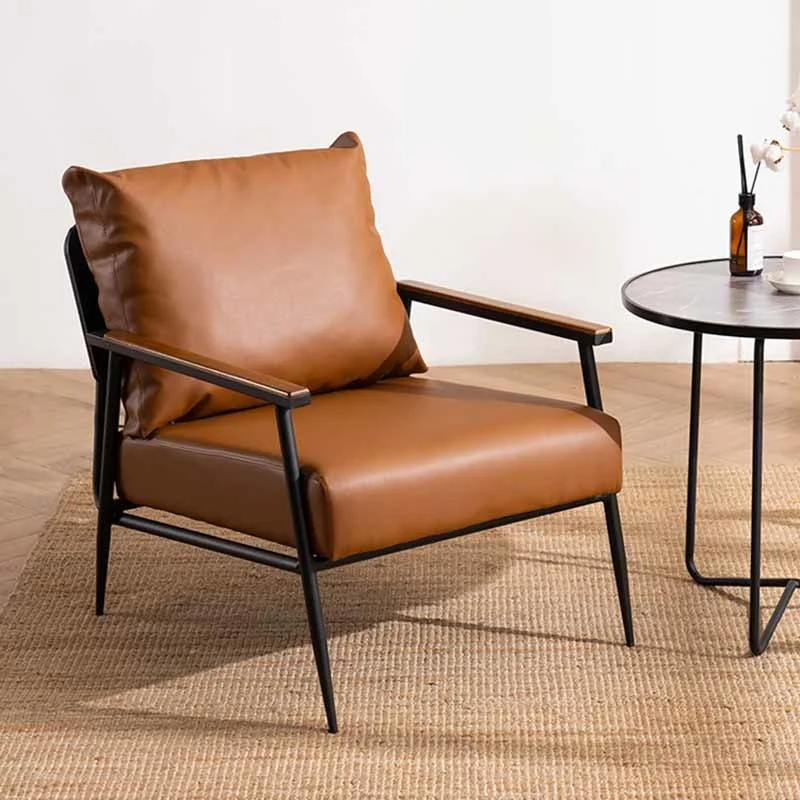 

Throne Single Sofa Balcony Living Room Chairs Design Luxury Metal Modern Desk Chair Garden Sandalye Minimalist Furniture XY50LRC