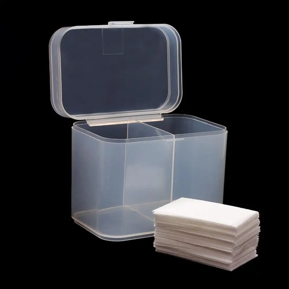 

Durable Cotton Pad Holder Portable Cotton Pad Dispenser Dust-proof Space-saving Large Capacity Cotton Pad Organizer for Unisex