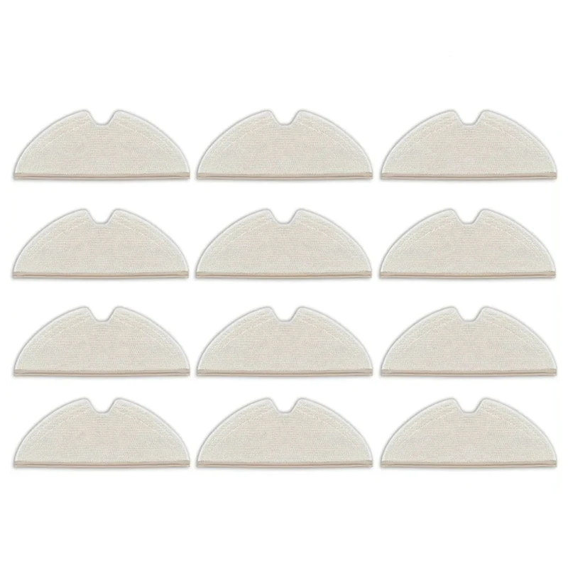 

12Piece Replacement Parts For Roborock Q8 Max / Q8 Max+ Robot Vacuum Cleaner Mop Cloths Rags Accessories Spare Parts Mop Pads