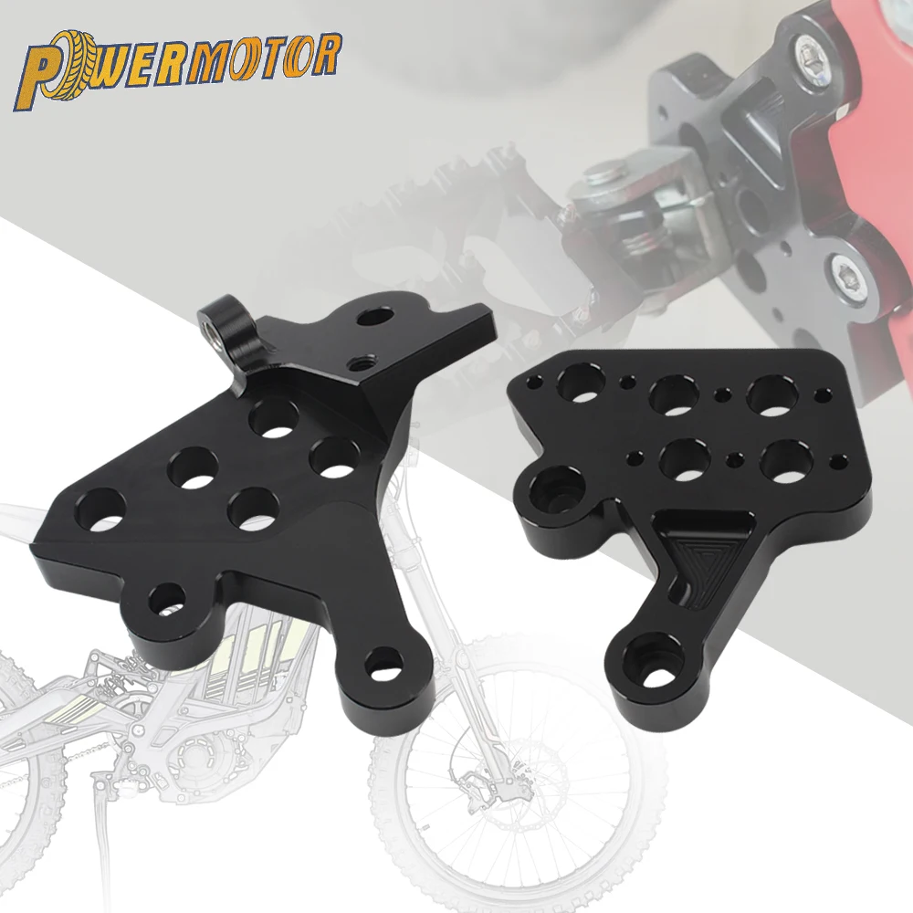 for SUR-RON Motorcycle Accessories Front Pedal Bracket Foot Pegs Light Bee Foldable Electric Motocross Dirt Bike Modified Parts