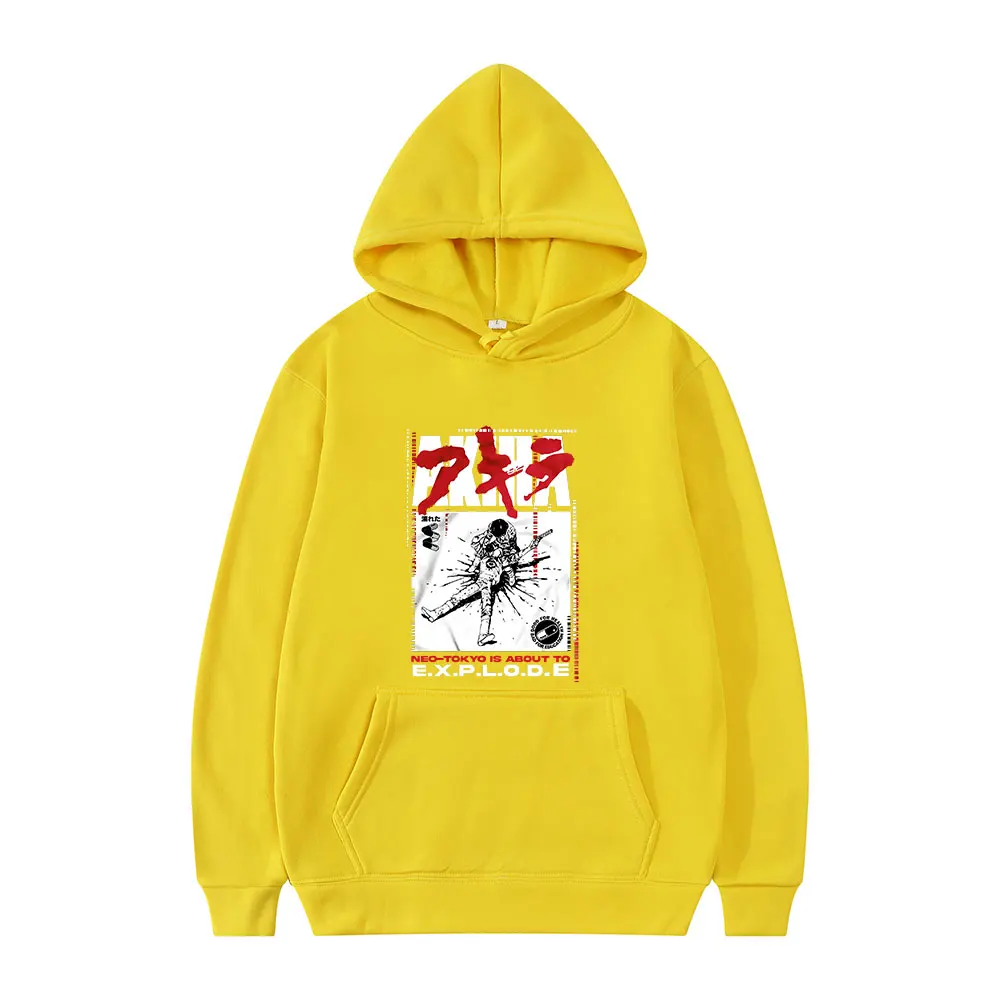 Толстовка мужская зимняя с длинным рукавом в стиле японского аниме | Мужская