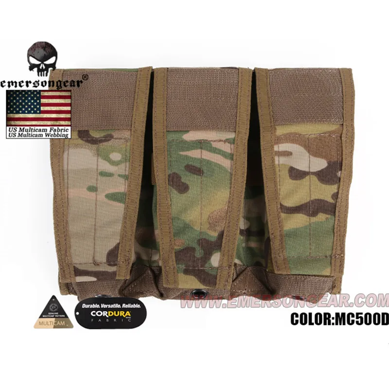 Emerson тактическая модульная Тройная сумка для магазина MC Style MOLLE System MAG Pouch Multicam |