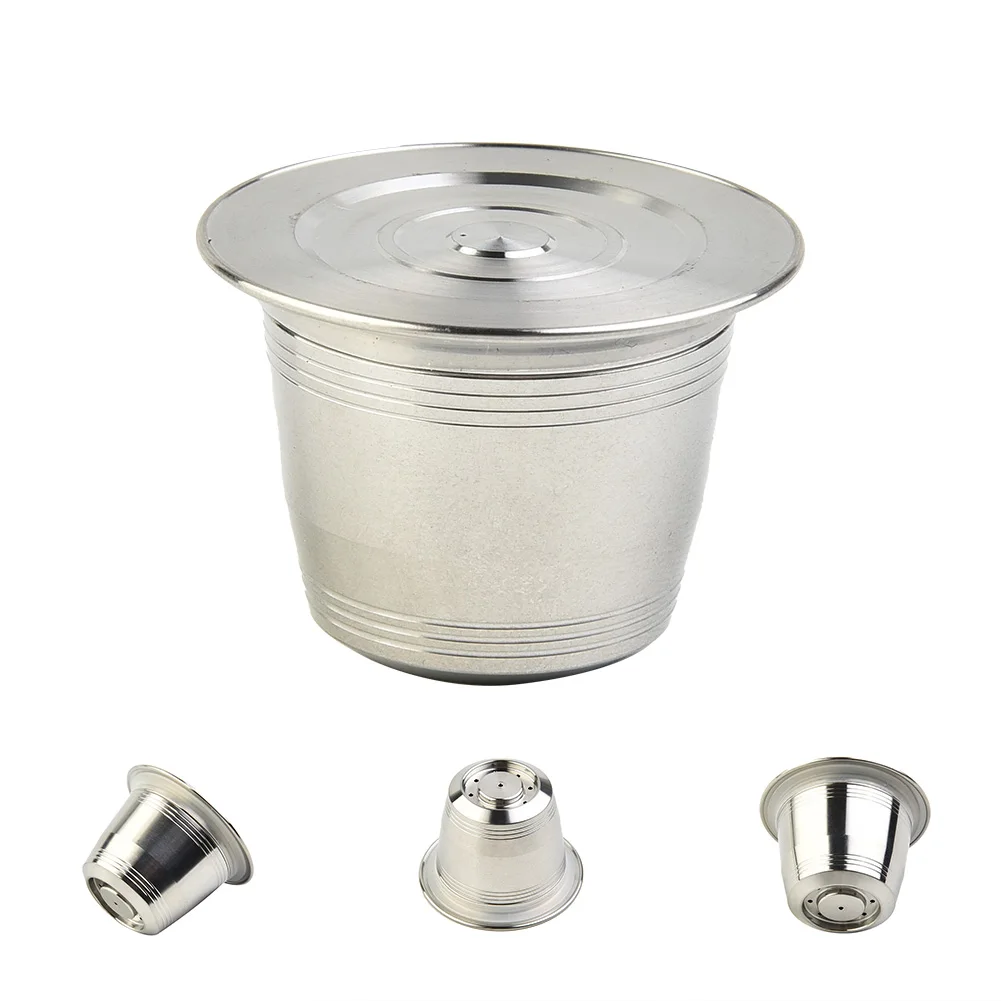 

Stainless Steel Metal Coffee Capsules Pods Reusable Filter Pods For Nespresso Maker Basket Coffee Capsule Accessories