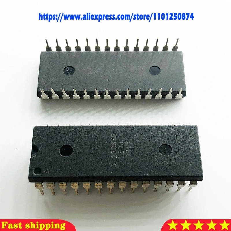 10 шт./лот AT28C64B-15PU AT28C64B-15PC AT28C64B AT28C64 28C64 DIP-28 в наличии на складе