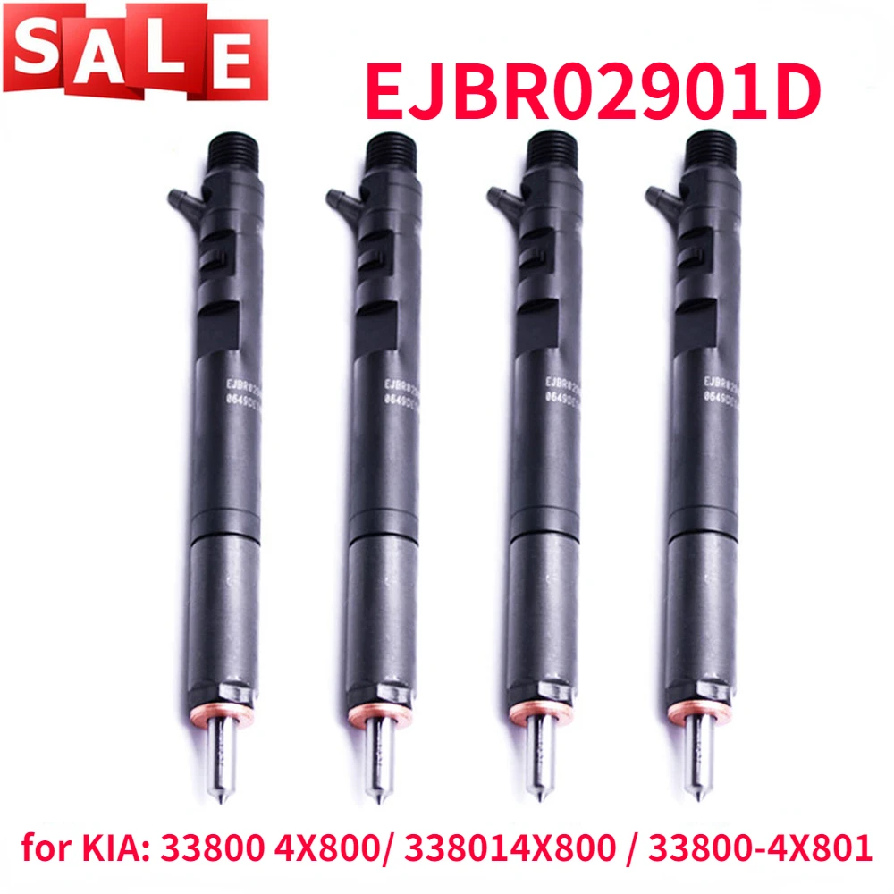 

EJBR02901D 33801-4X800 Diesel Injector EJBR0 2901D Fuel Nozzle For KIA HYUNDAI Terracan 2.9 CRDi CARNIVAL