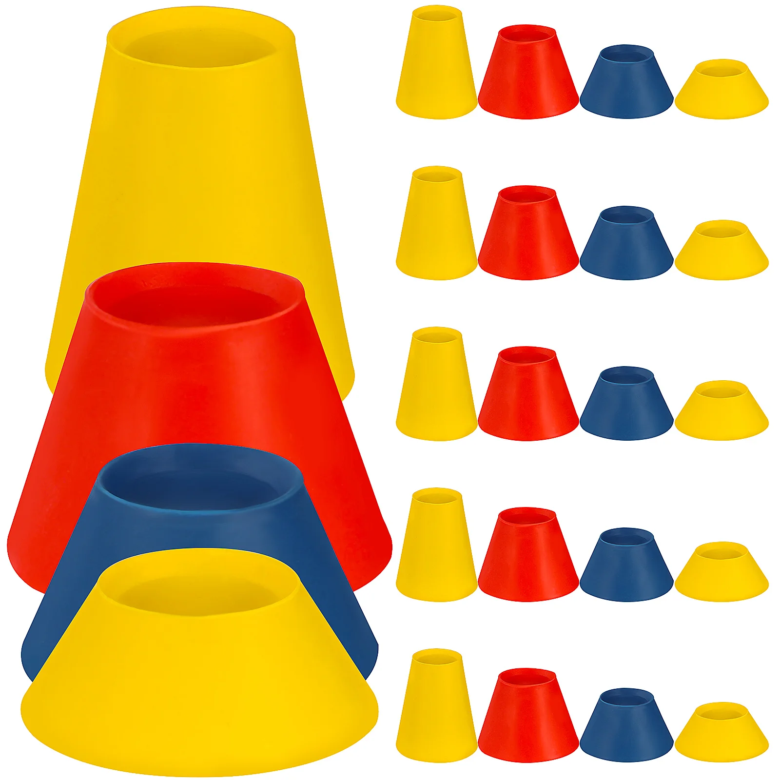 

24 шт., аксессуары для тренировок, пластиковые футболки для гольфа, тренировочные стойки, Зимние гольфы, резиновые гвозди