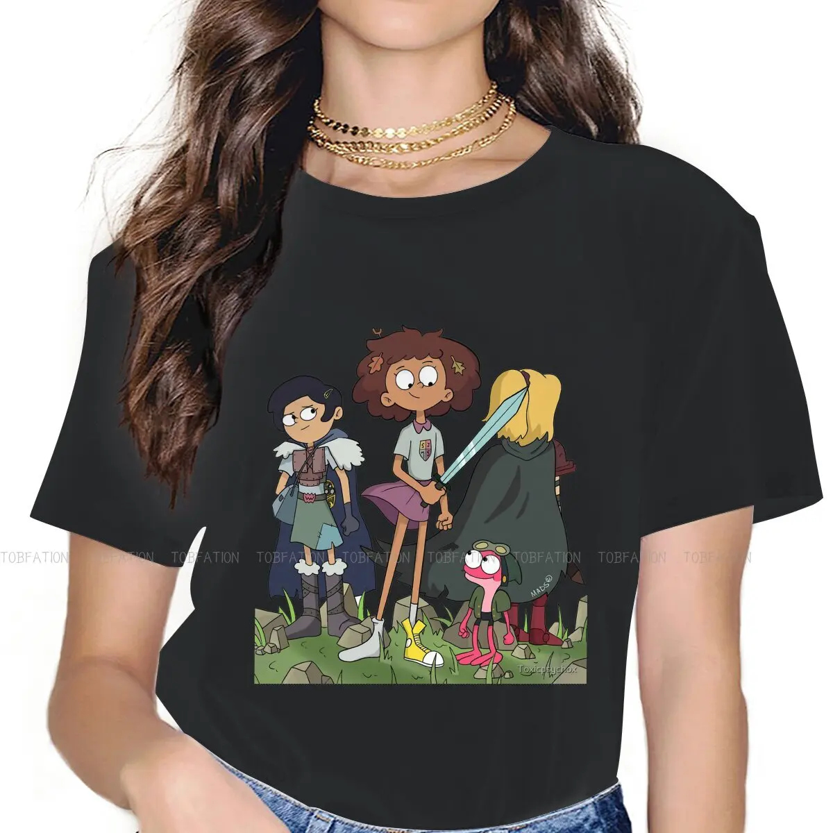

Cool Team Women Clothing Amphibia Graphic Female Tshirts Vintage Gothic Loose Tops Tee Kawaii Girls Streetwear