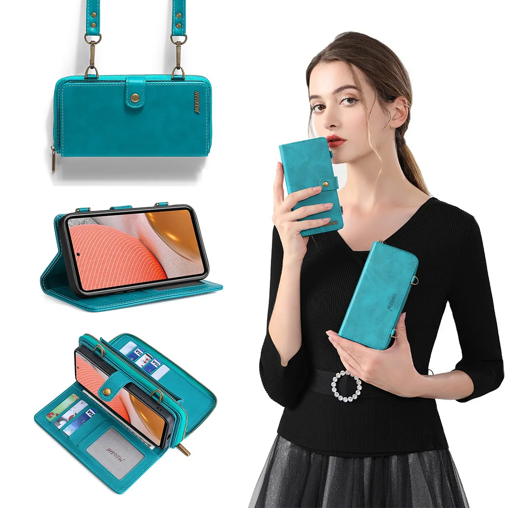 

Съемный кожаный чехол-бумажник для телефона Samsung Galaxy A10 A12 A13 A22 A20E A21S A30 A32 A33 A40 A50 A51 A52 A53 A70 A71 A73