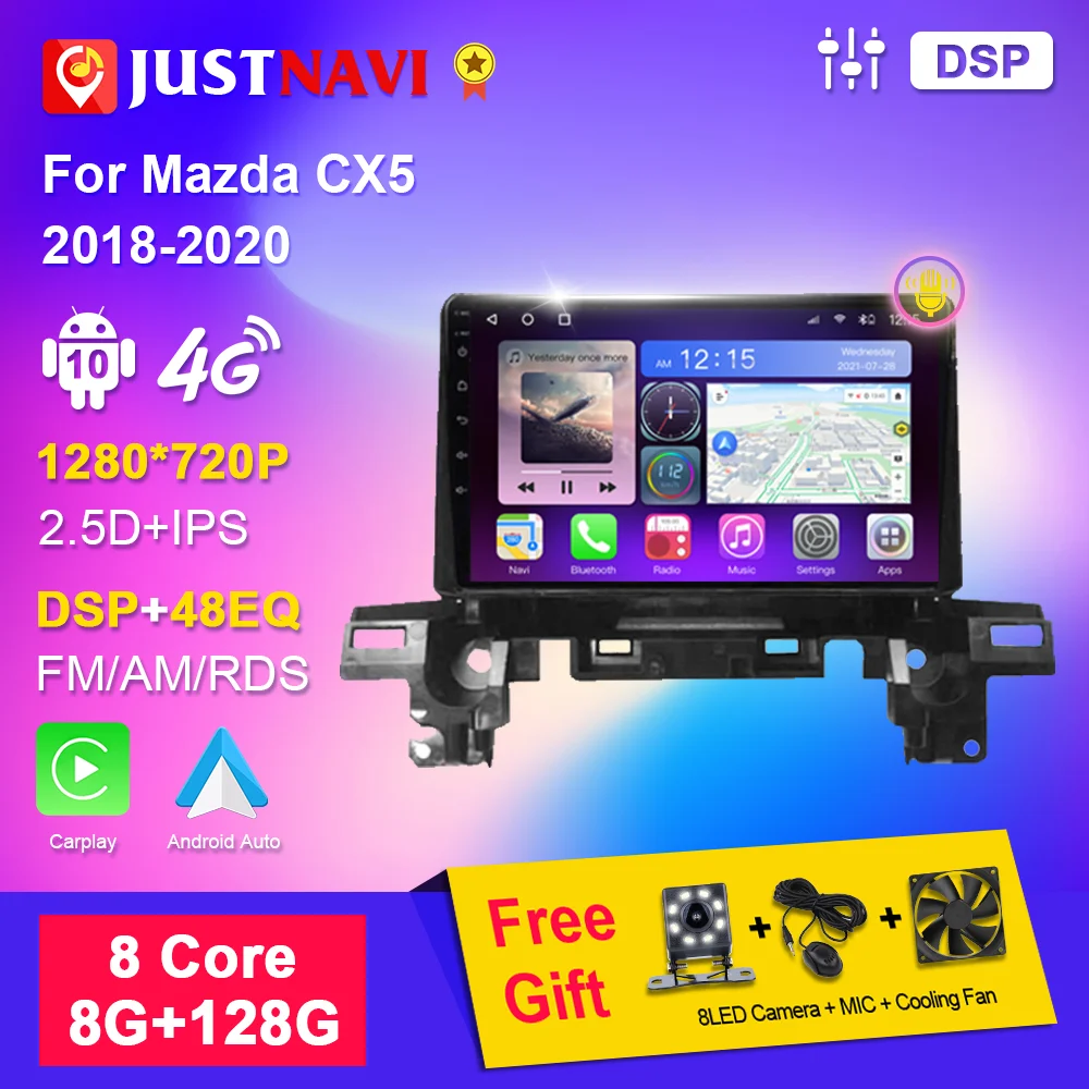 

Автомагнитола JUSTNAVI для Mazda CX5 2018-2020, автомобильное радио, Стерео Авторадио, мультимедийный плеер для Carplay, Android, DVD, аудио, видео плеер, навигация, GPS, IPS