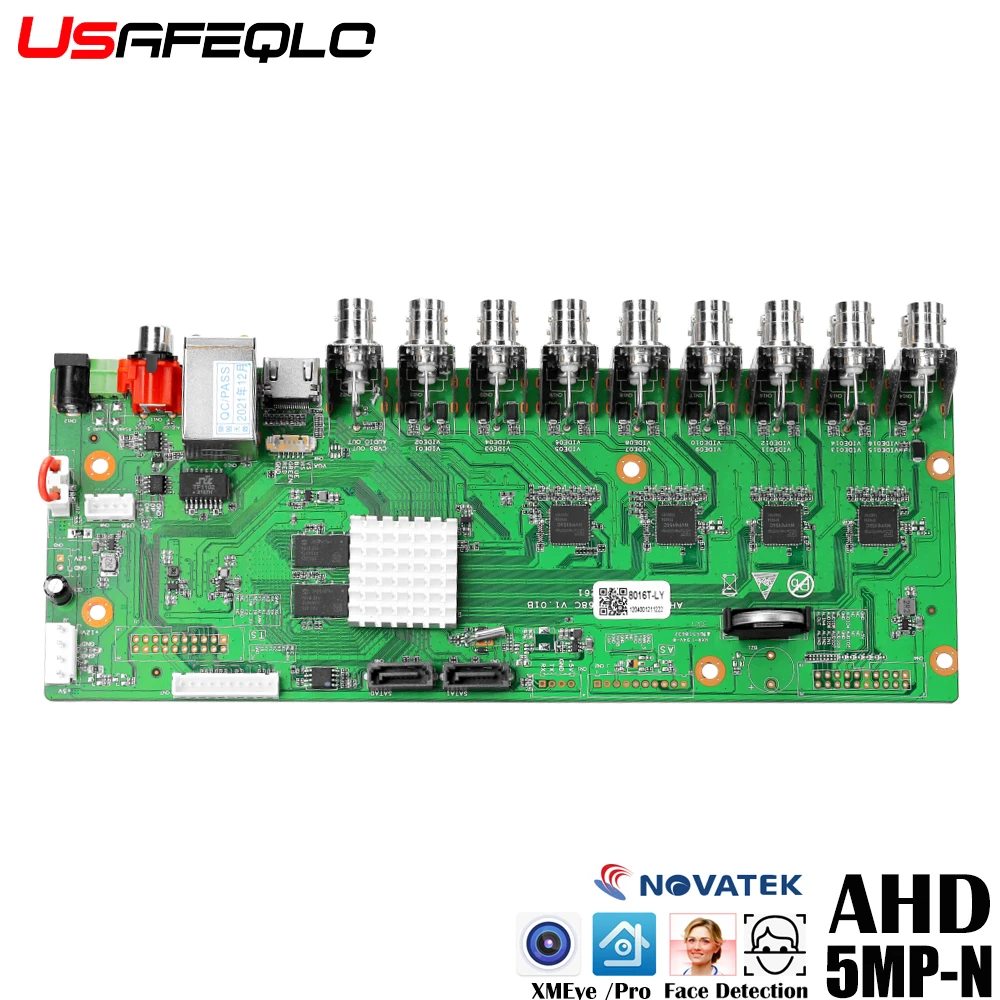 CCTV XM DVR 16 каналов 5Mp-N 6 в 1 видеорегистратор 16Ch Bnc плата ip-камера Ahd Xmeye Hdd Hd 4K сетевая
