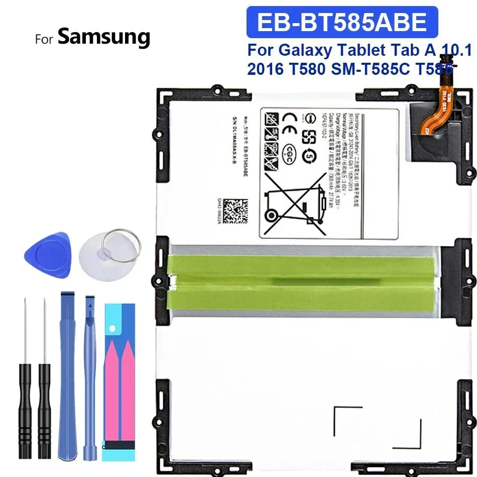 EB-BT515ABU Аккумулятор для планшета Samsung Galaxy Tab A 10 1 2019 SM-T510 T510 T515 T517 2016 T580 T585 T580N Bateria