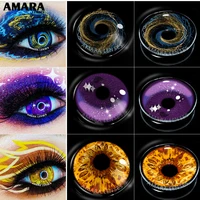 AMARA Color Contact Lenses For Eyes Anime Cosplay Colored Lenses Blue Purple Multicolored Lenses Contact Lens Beauty Makeup