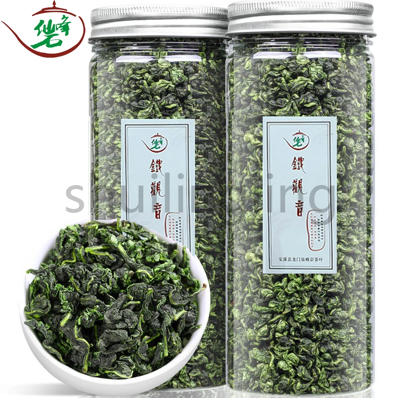 

2022 Xin'anxi 5A Tieguanyin Oolong Tea Authentic Fragrance Orchid Fragrance Canned Bulk Gift Box 110g/can