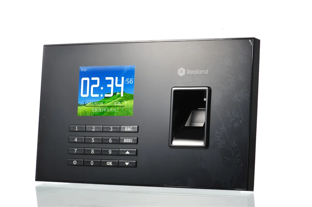 

.2.8inch Biometric Fingerprint/Password Time Clock TCP/IP USB RFID Card Reader With P2P Employee Time Attendance System