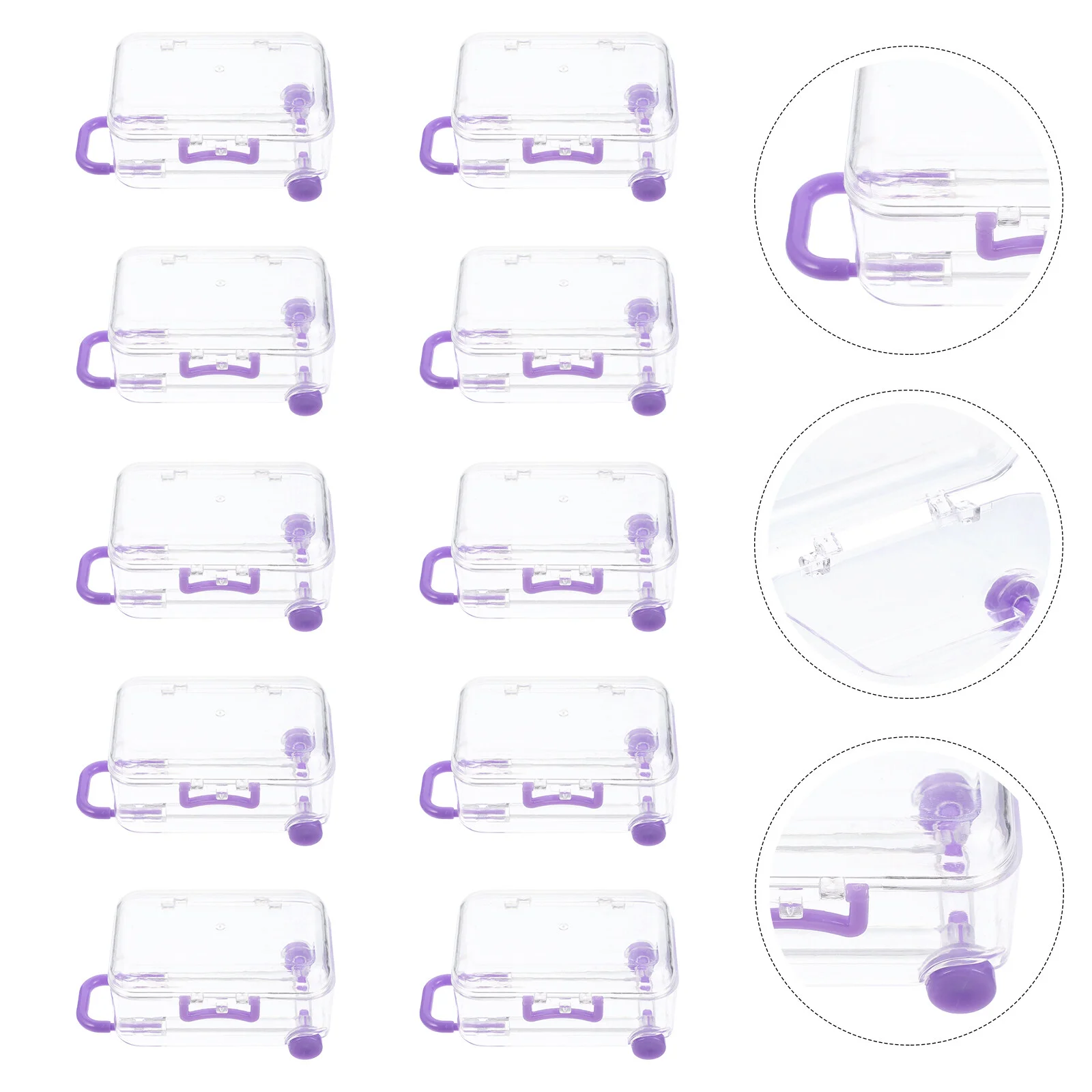 

Packing Box Bridal Shower Decorations Italian Themed Party Travel Mini Luggage Suitcase